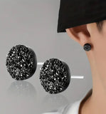 Black DiamondDust Earrings