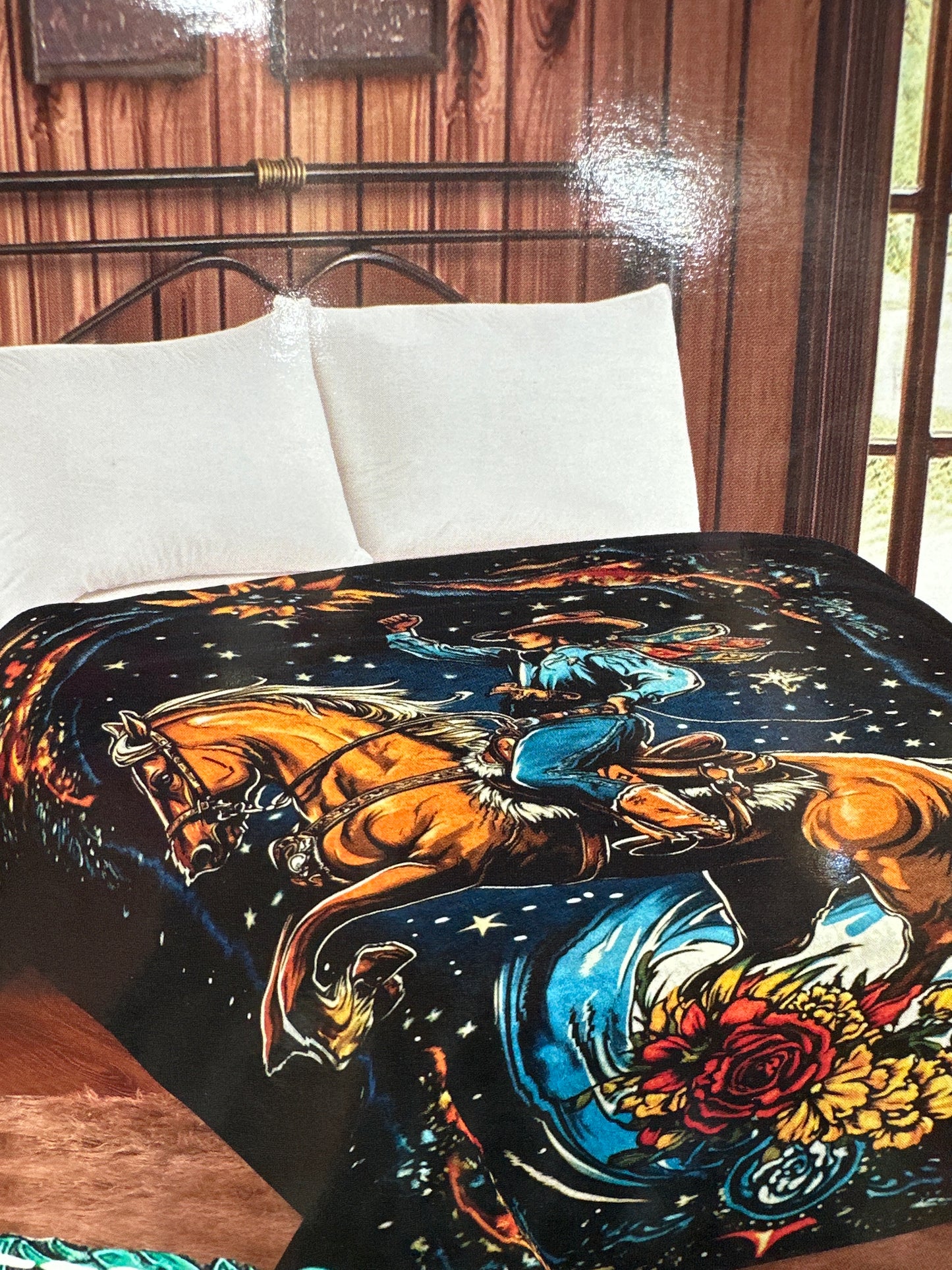 Limited Edition Cowgirl MIA - THROW BLANKET -Queen