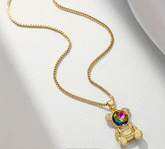 Fancy Bear Necklace
