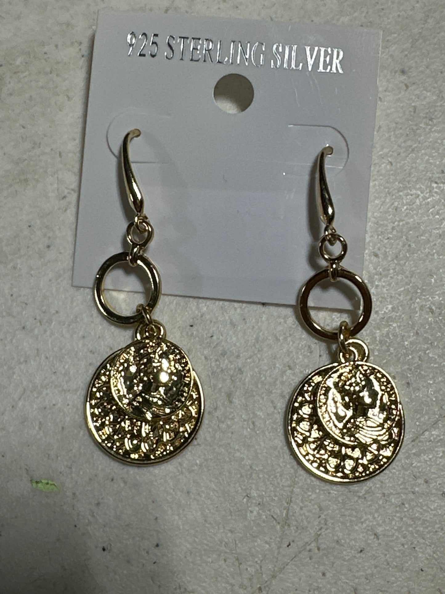 Gold Coin earrings