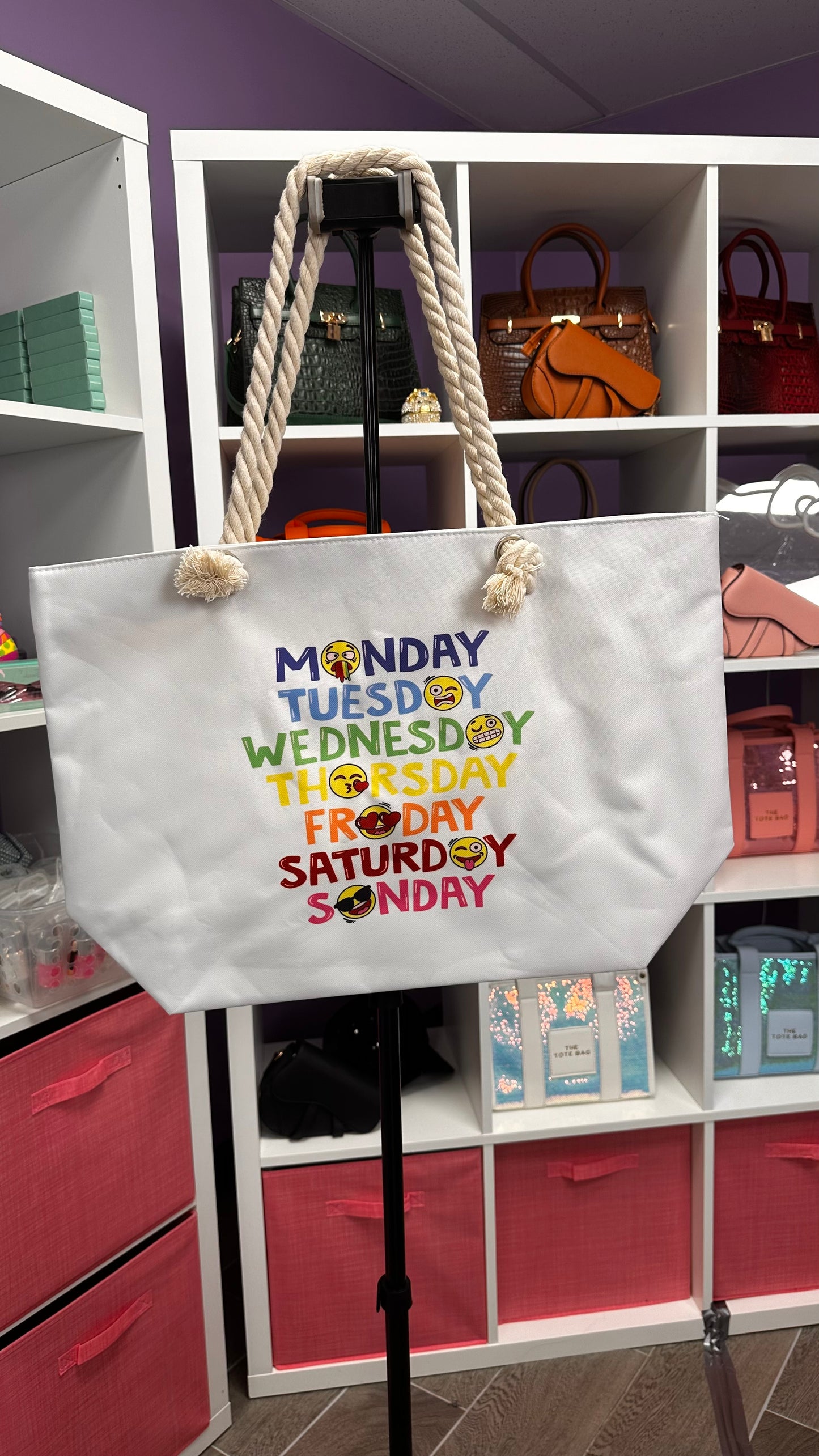 Artsy Beach Tote Bag