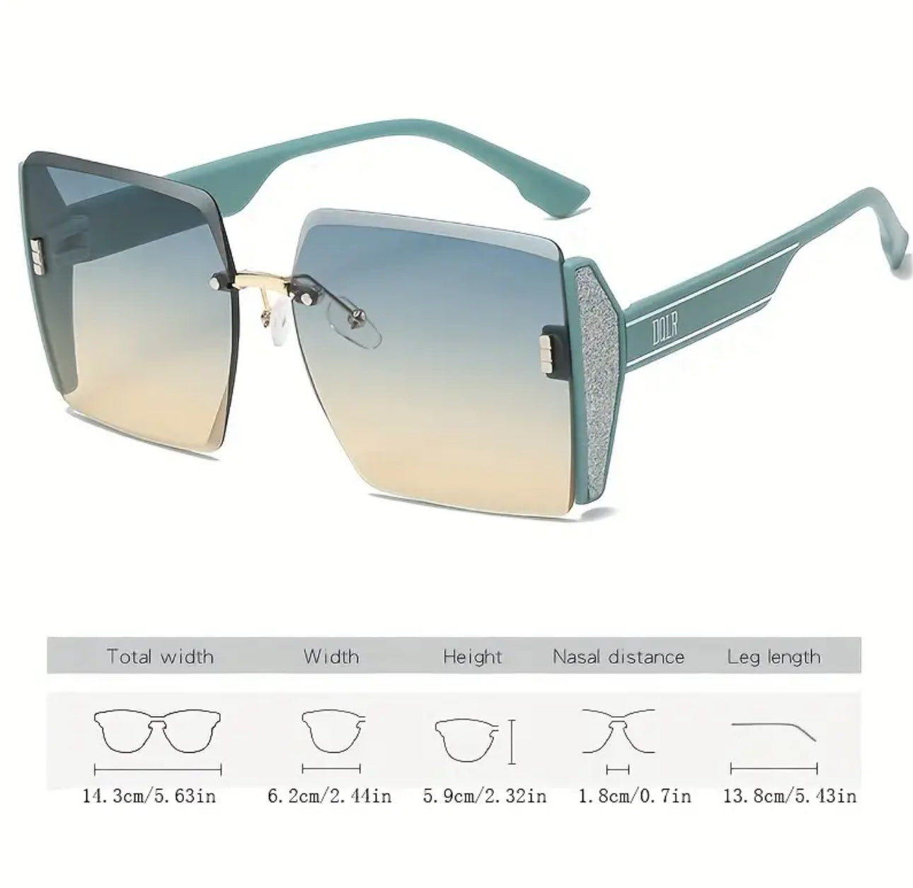 Tiff Oversized Square Sunglasses