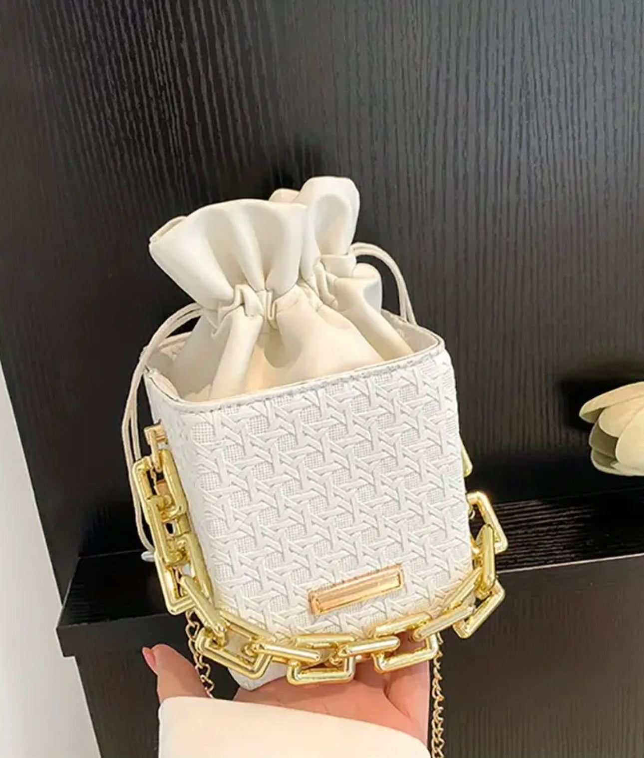 Crossbody Bucket Bag
