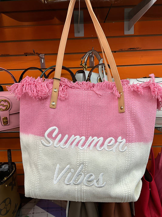 Summer Vibes Tote Handbag Purse Beach Totes