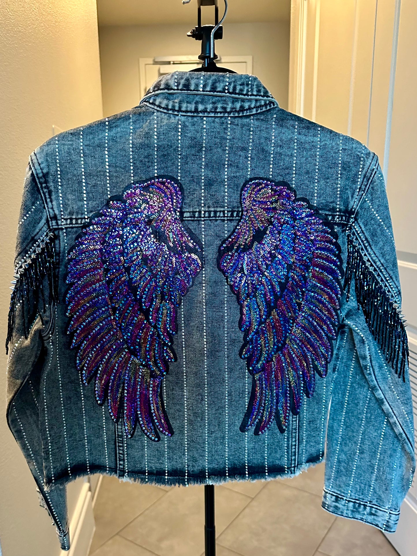 Purple Angel Wings