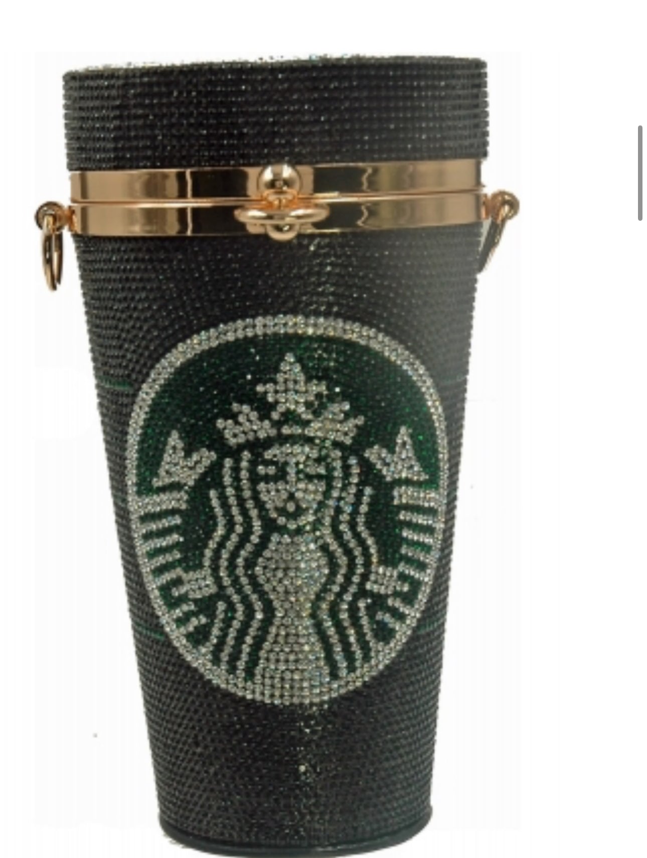 Rhinestone Coffee Cup Purse