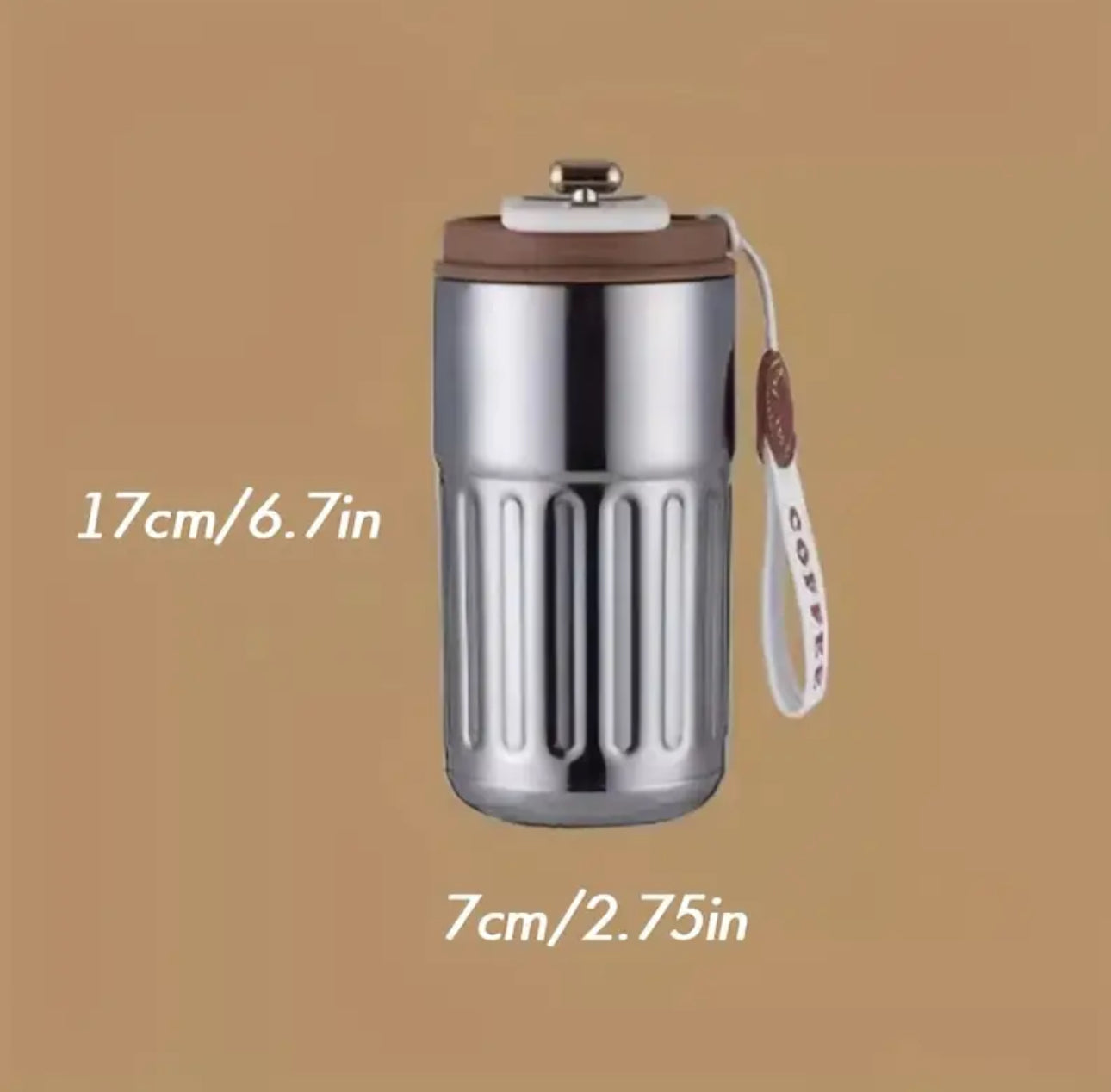 Stainless Steel Insulated Coffee Travel Mug,