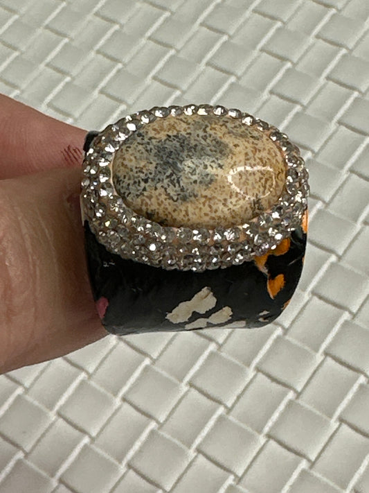 Animal Print Ring -5