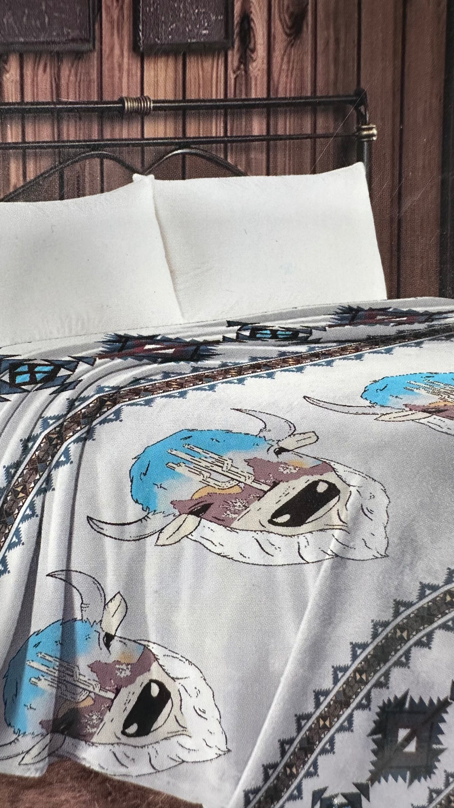 THIN THROW BLANKET - Southwest Buffalo TWIN