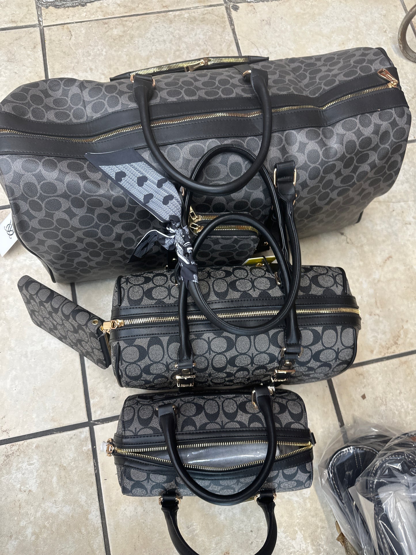 Rose 4pc cc travel set