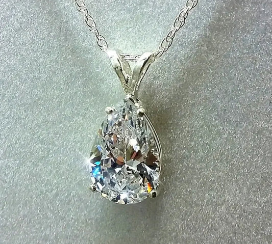 Teardrop Pendant Necklace