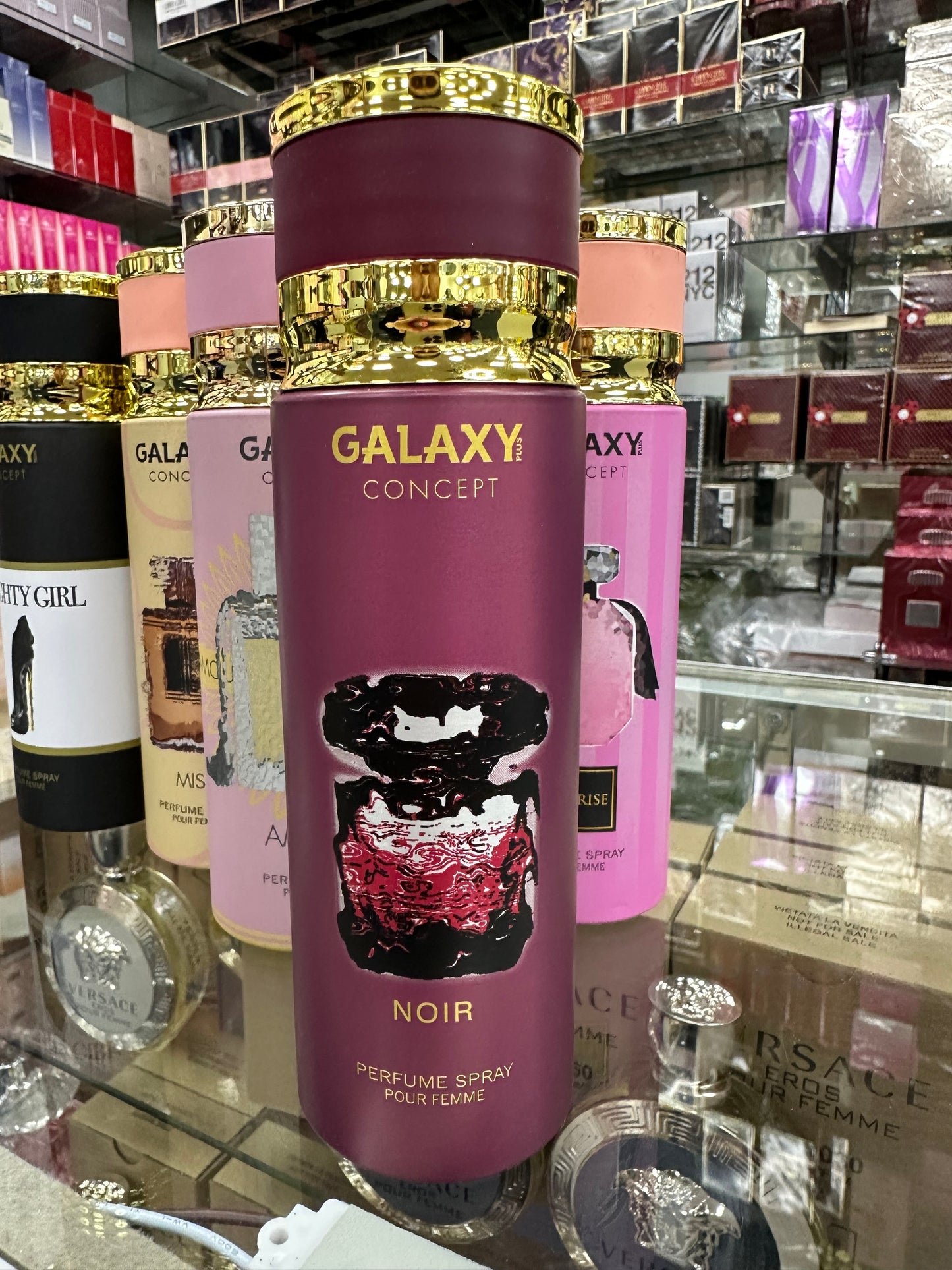 Galaxy concept, body spray perfumes