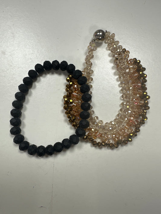 Black & Neurtal Bracelets