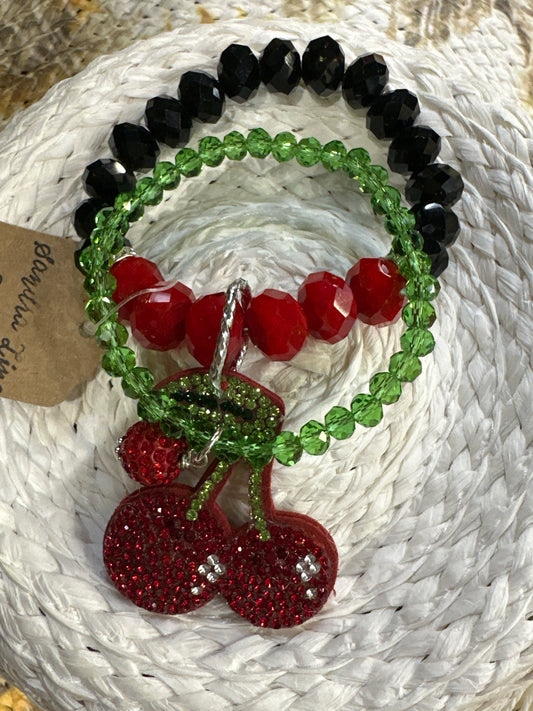 Cherry 2 color large Bracelet