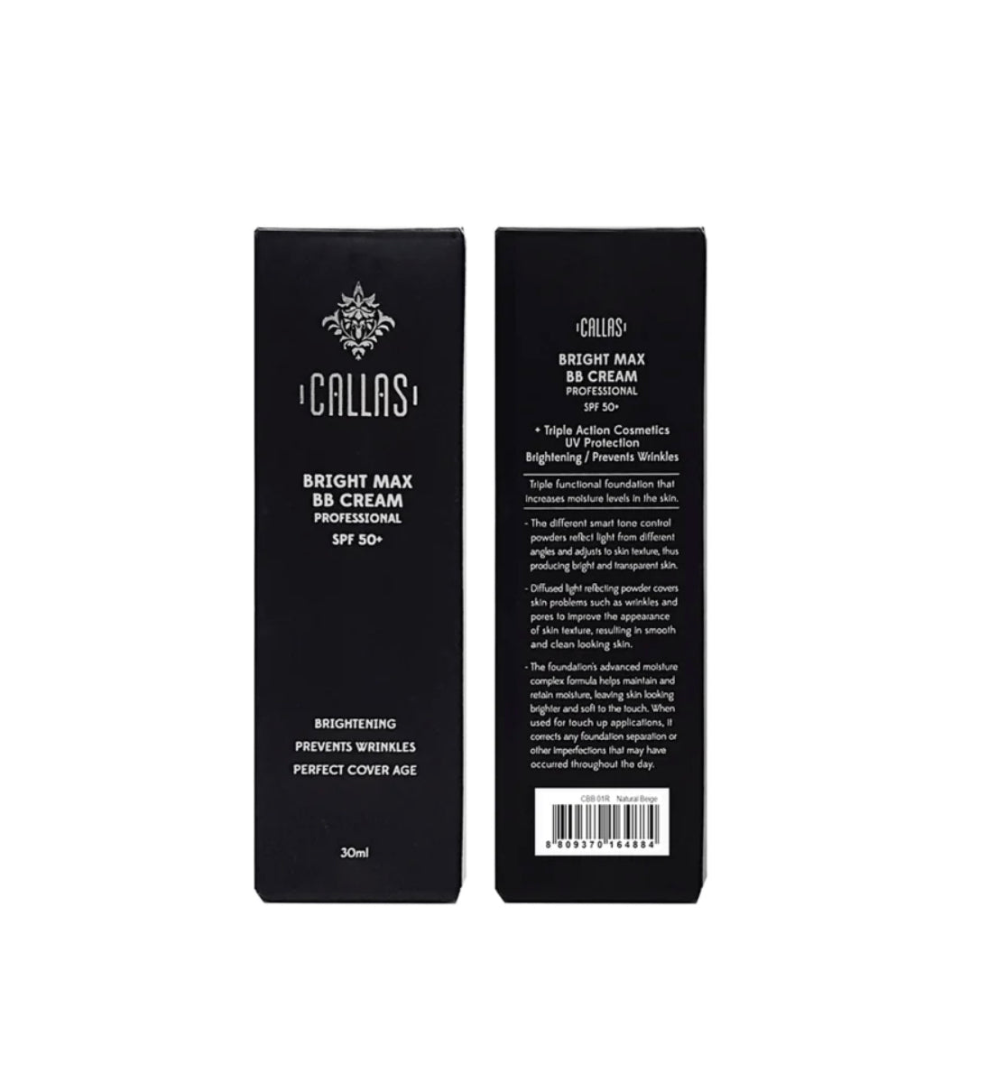 Callas Bright Max BB Cream Professional SPF50+ 02 Honey Beige