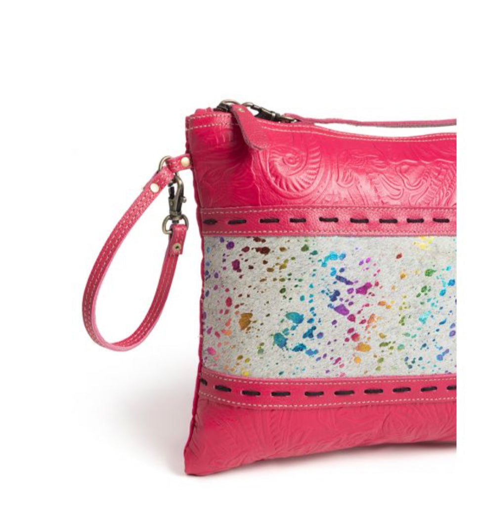 ROSA VERDE CANVAS & HAIRON BAG