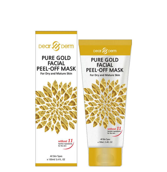 DEARDERM Peel-Off Masks - Gold for Dry & Mature Skin