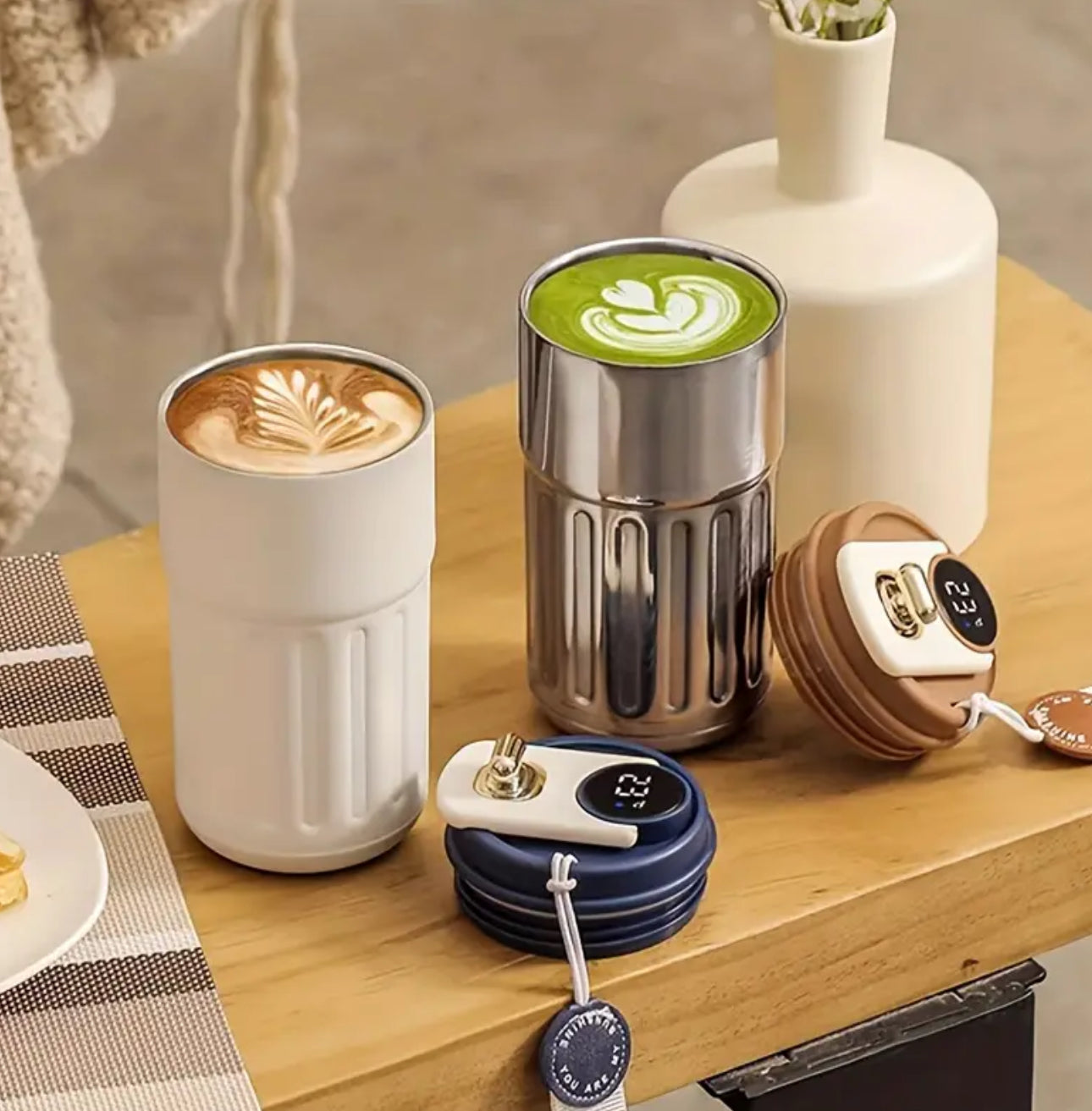 Stainless Steel Insulated Coffee Travel Mug,