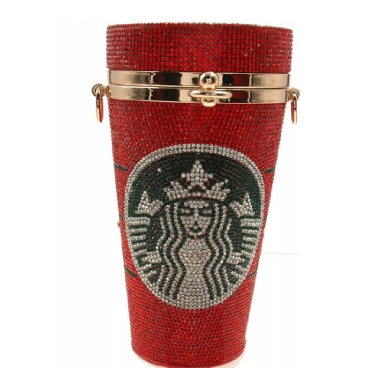 Rhinestone Coffee Cup Purse