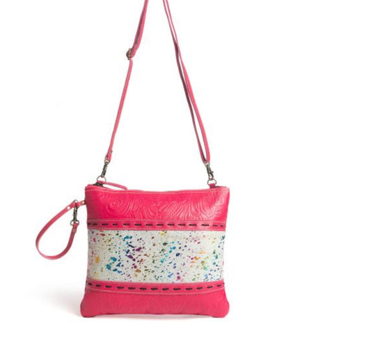 ROSA VERDE CANVAS & HAIRON BAG