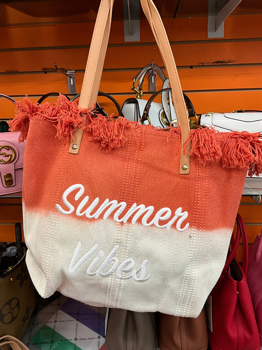 Summer Vibes Tote Handbag Purse Beach Totes