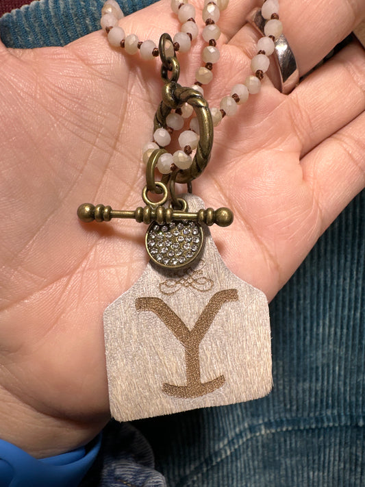 Yellow Stone Necklace