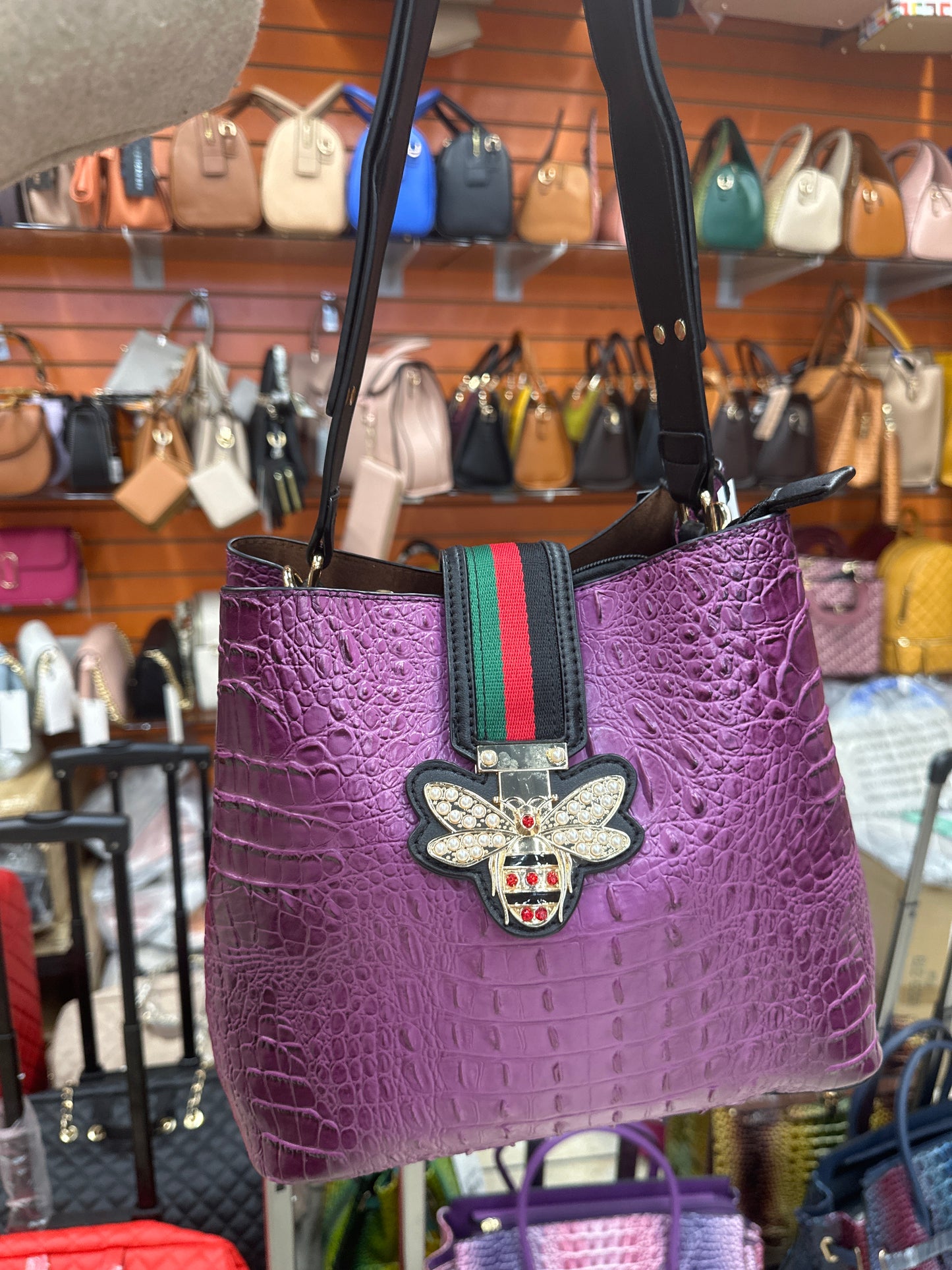 Nichole bee purple bag