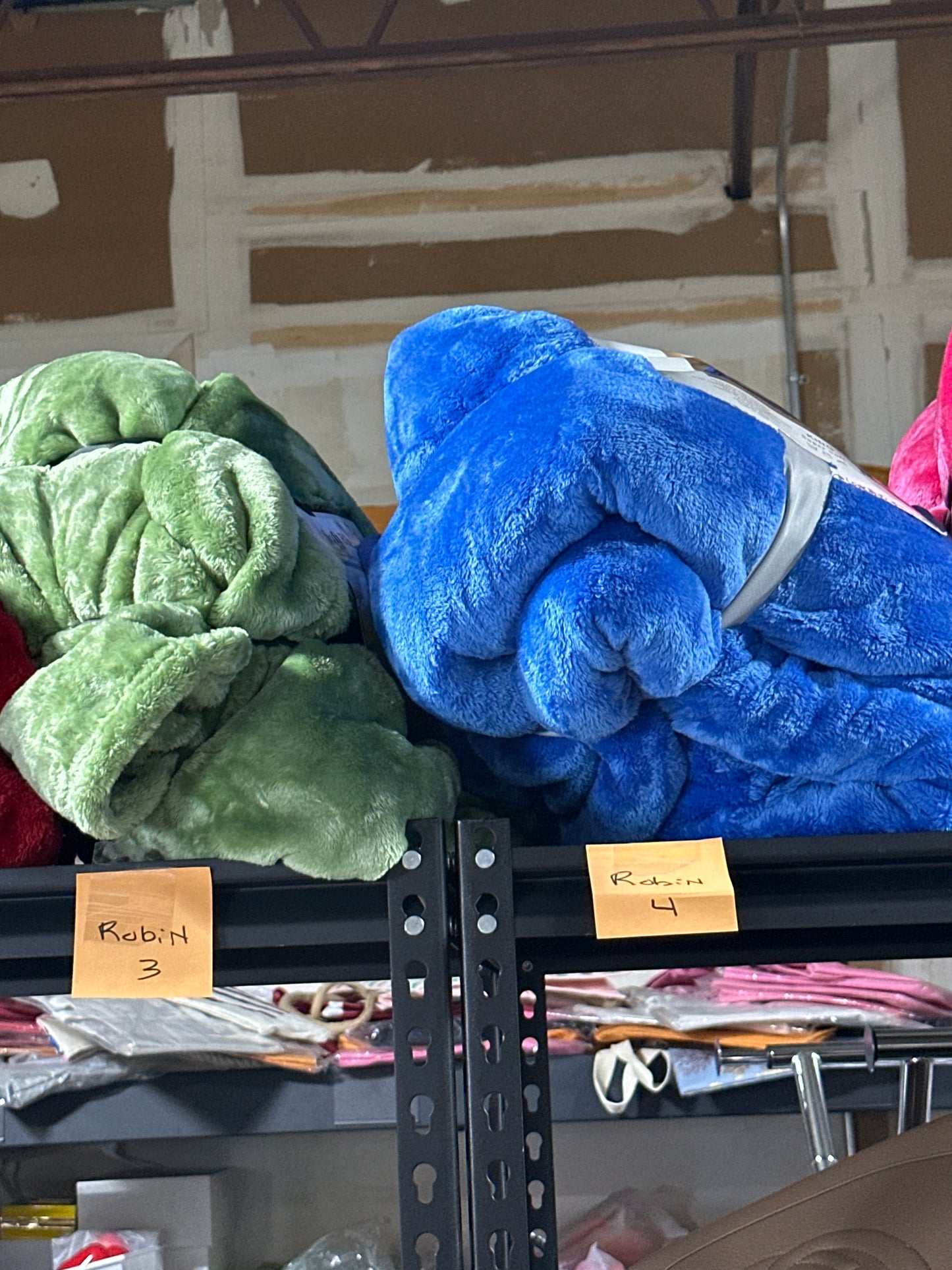 ROBIN GREEN & BLUE BLANKETS