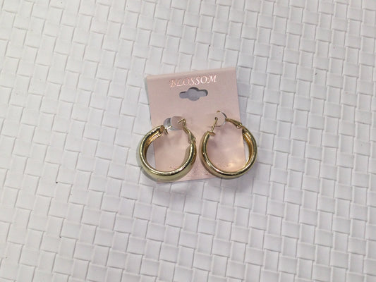 Thick gold hoops