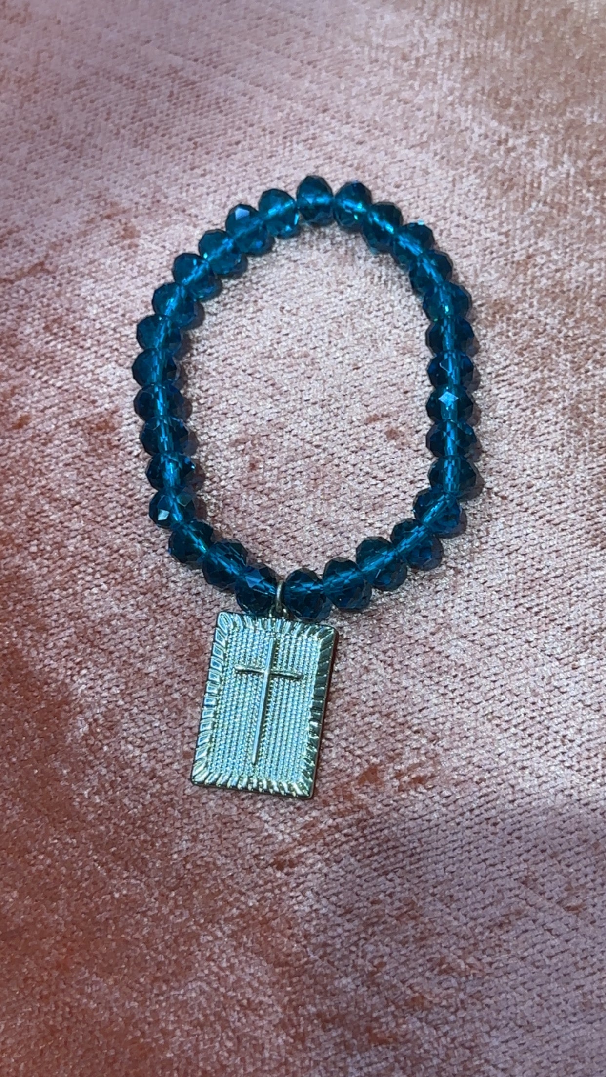Gold Cross Bracelet