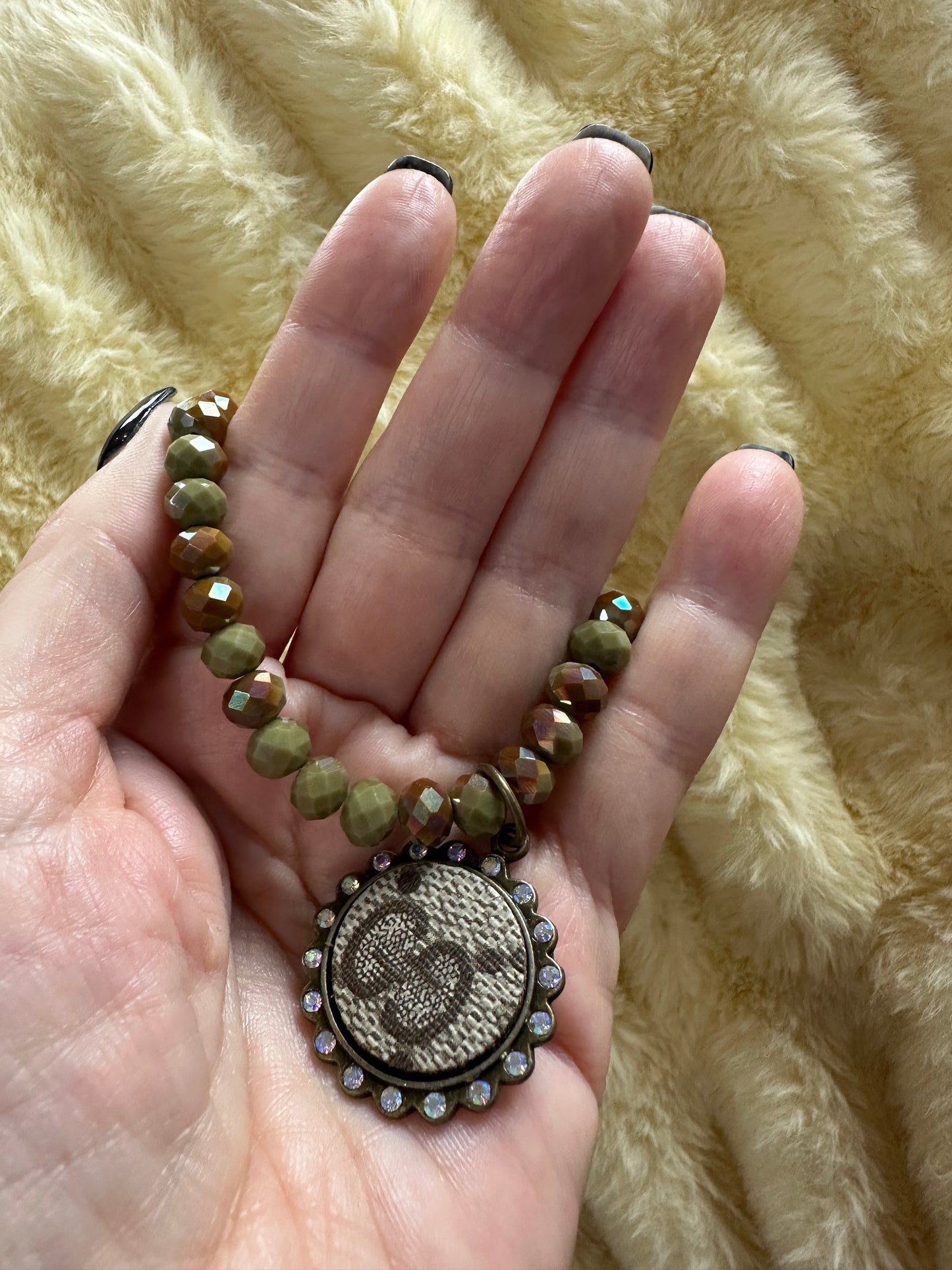 GG TAUPE & BROWN BRACELET