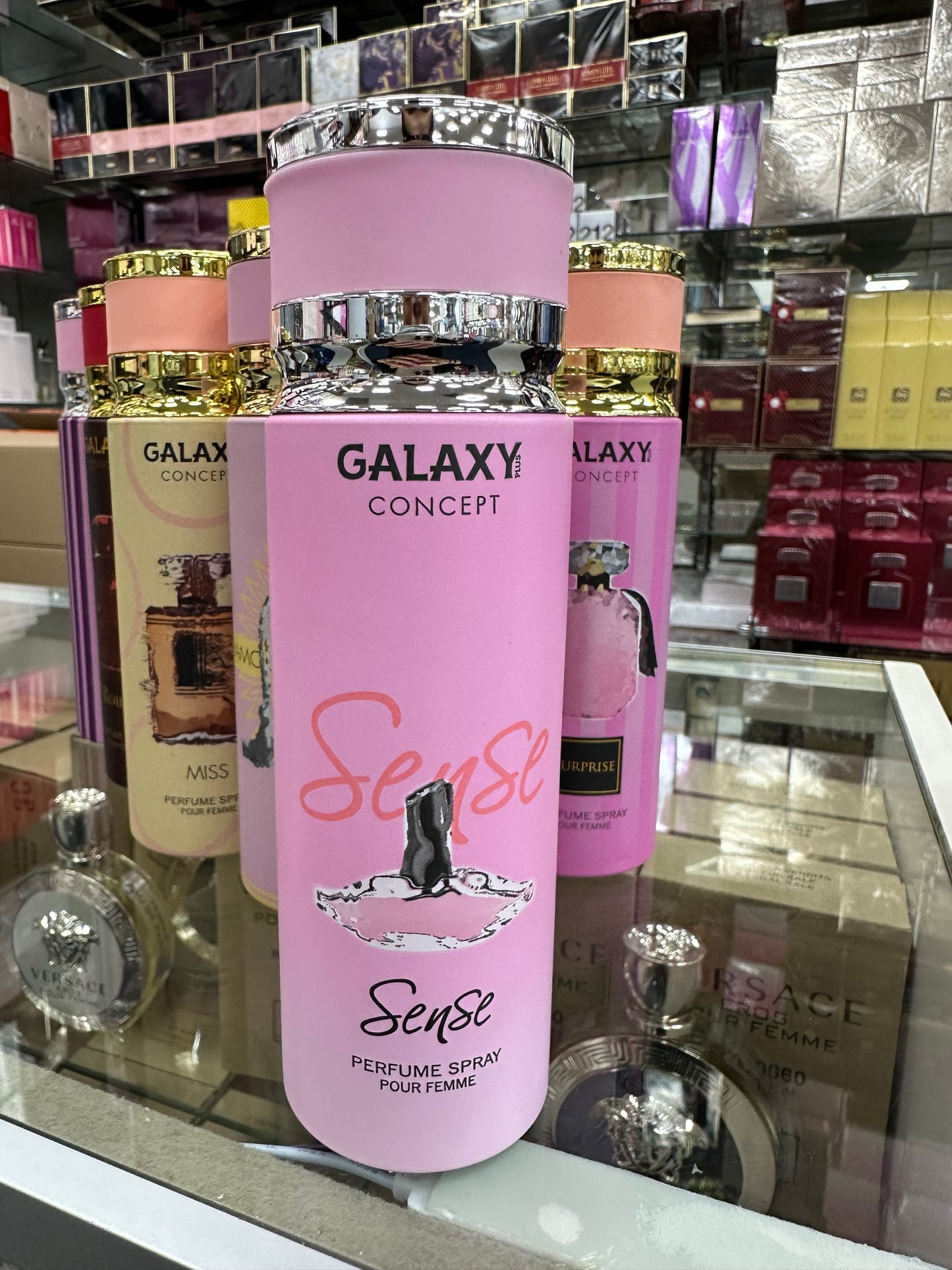 Galaxy concept, body spray perfumes