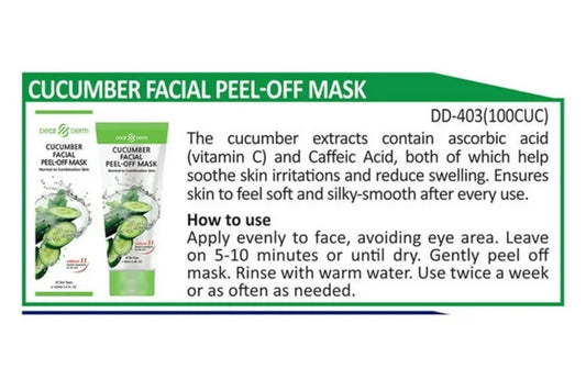 DEARDERM Cucumber Peel-Off Masks