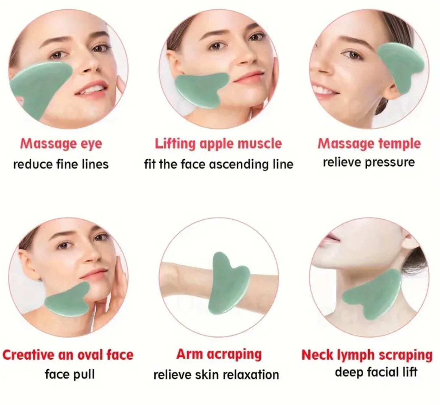 Heart Shape Gua Sha Stone