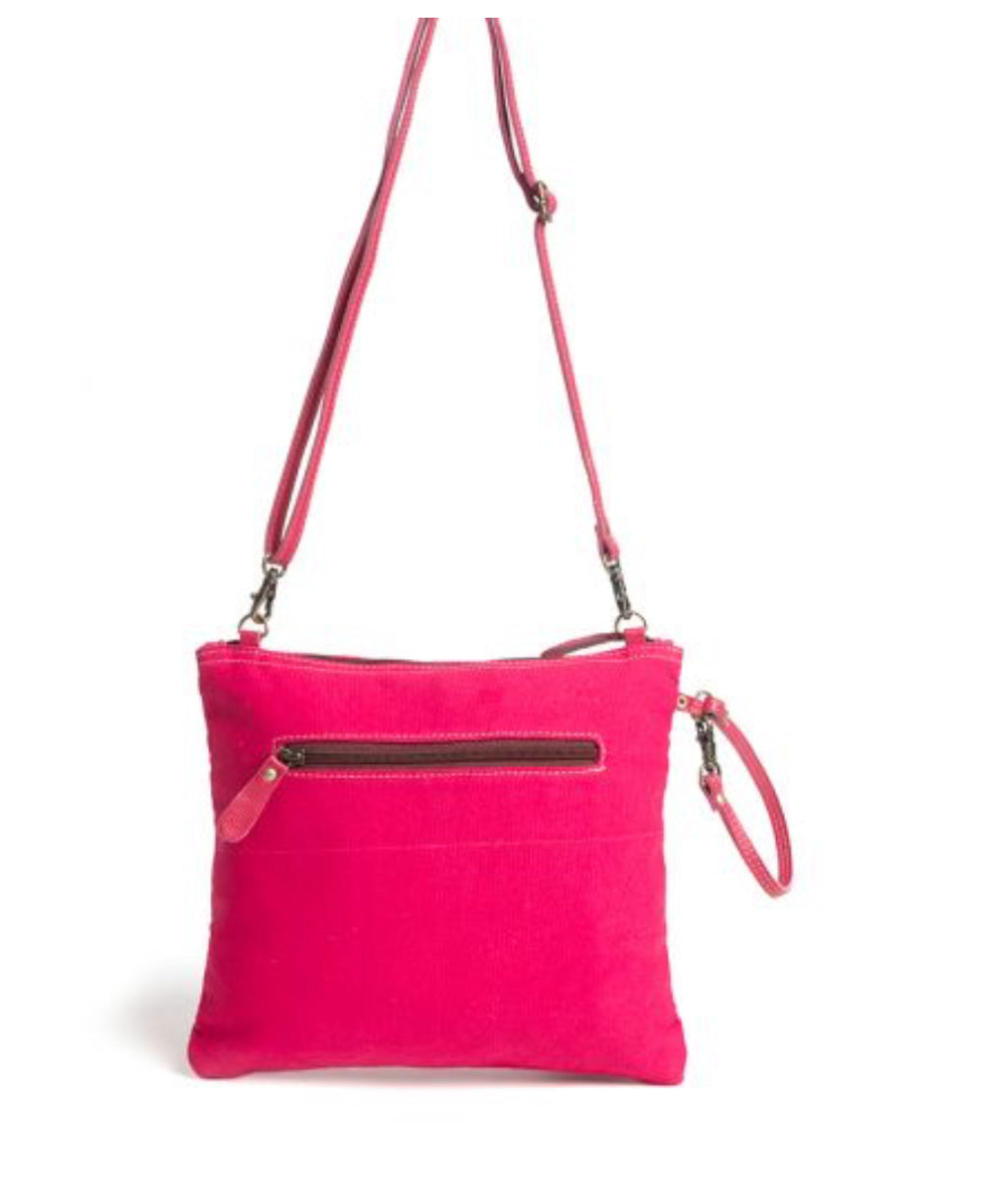 ROSA VERDE CANVAS & HAIRON BAG