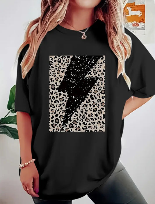 Black Lightning ⚡️ Leopard Shirt