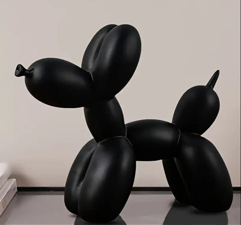 Balloon Dog Sculpture -Black