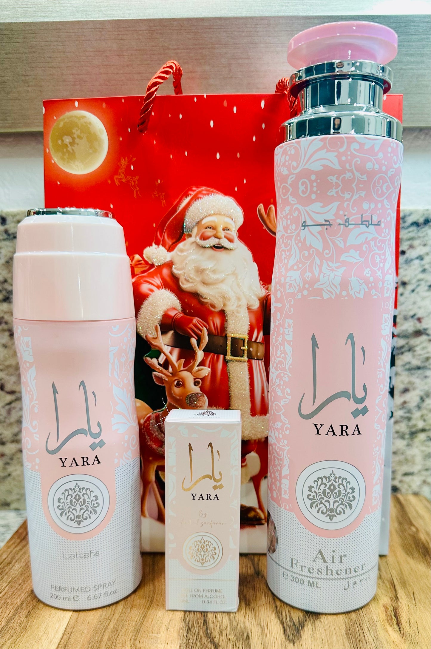 ✨ YARA Trio Gift Set – Air Freshener • Body Spray • Perfume Oil (Lattafa) 61% OFF