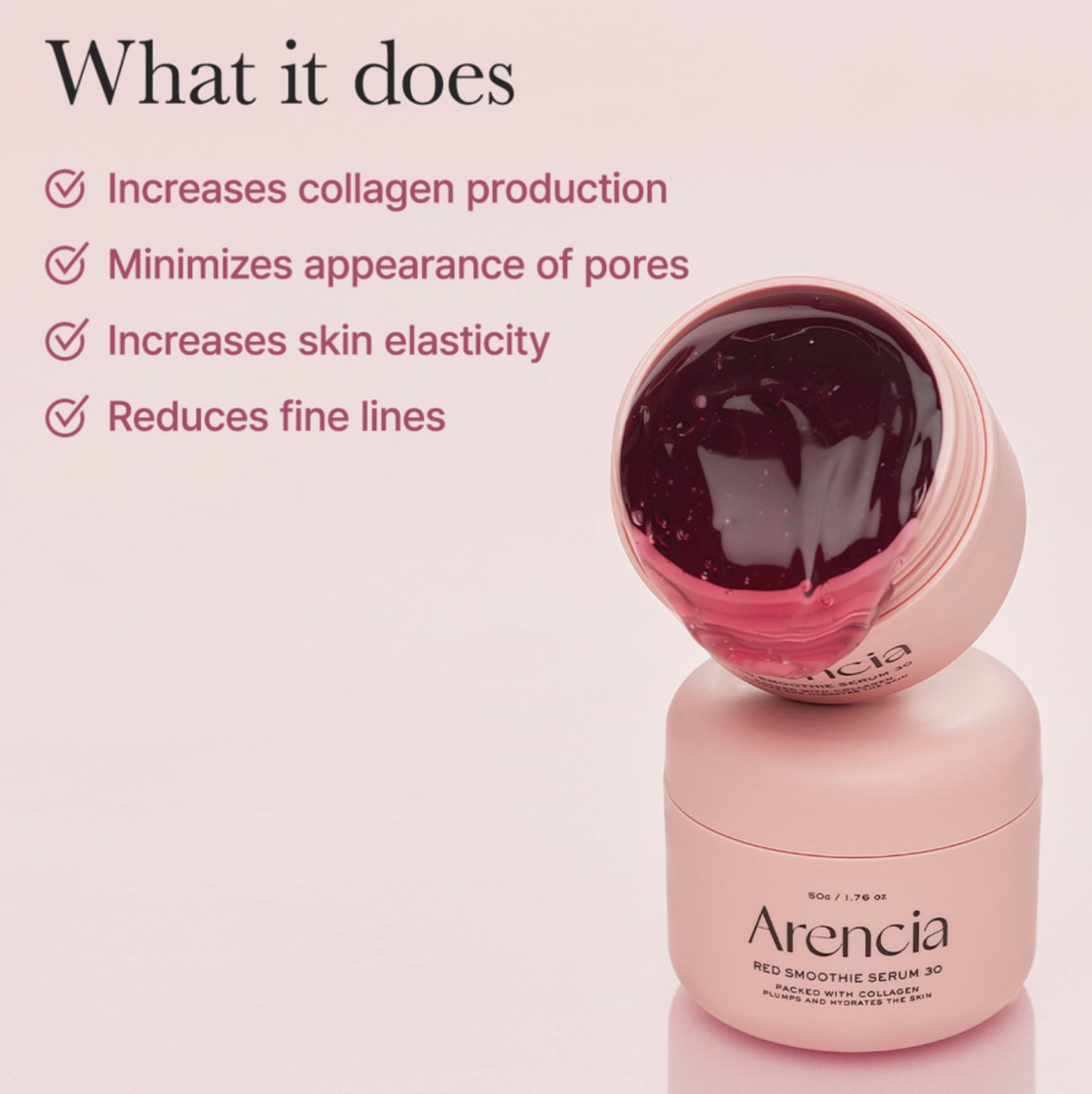 ARENCIA RED SMOOTHIE SERUM 30 - 50G / 1.76 FL.OZ