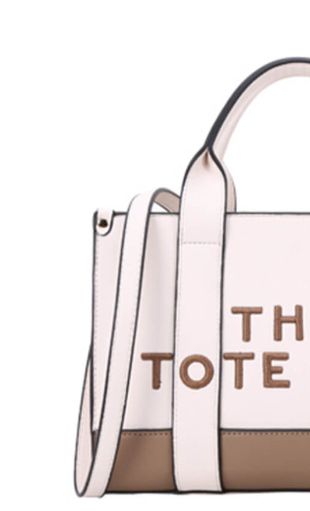 The Tote Bag with WALLET TB6-1122A ONE TONE