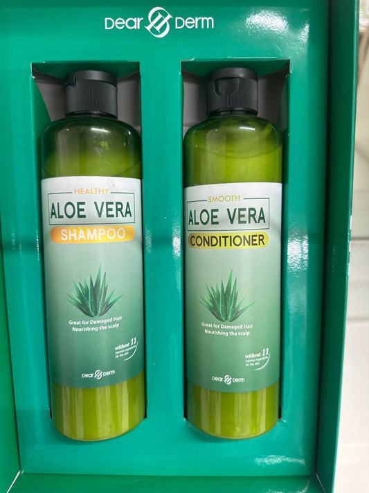 Aloe vera shampoo, and conditioner set