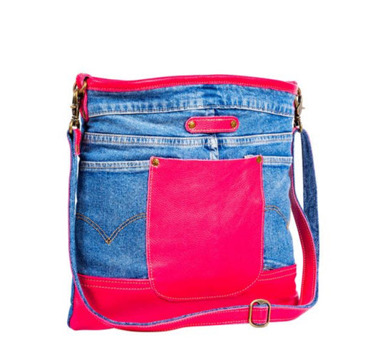 Charley Denim Shoulder Bag