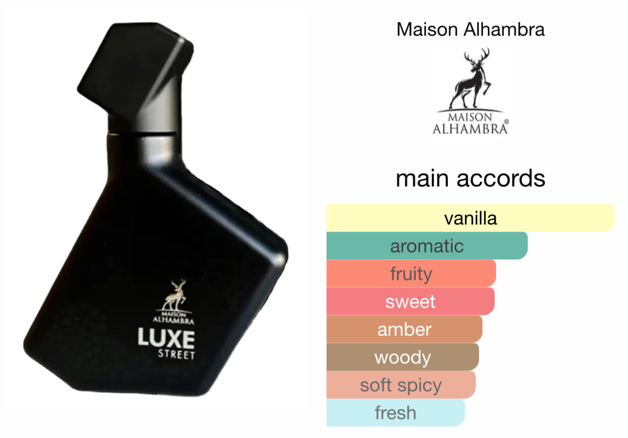 Maison Alhambra Luxe Street 3.4oz 100ml Eau de Parfum