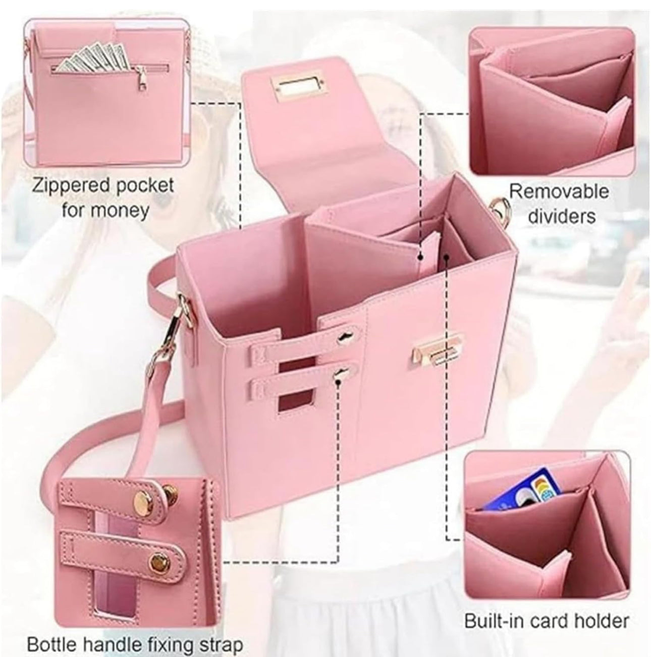 Tumbler Holder With Shoulder Strap