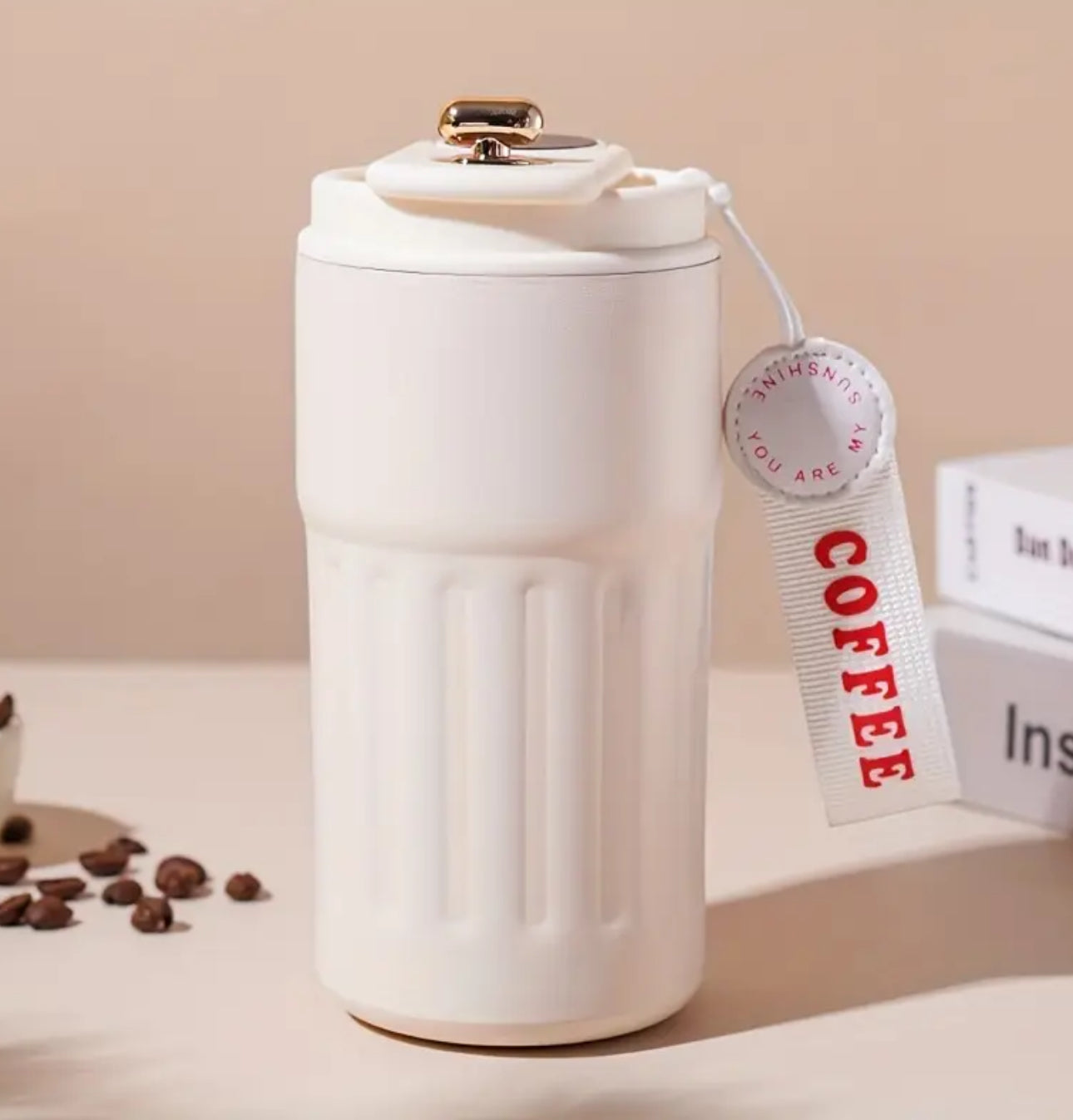 Stainless Steel Insulated Coffee Travel Mug,