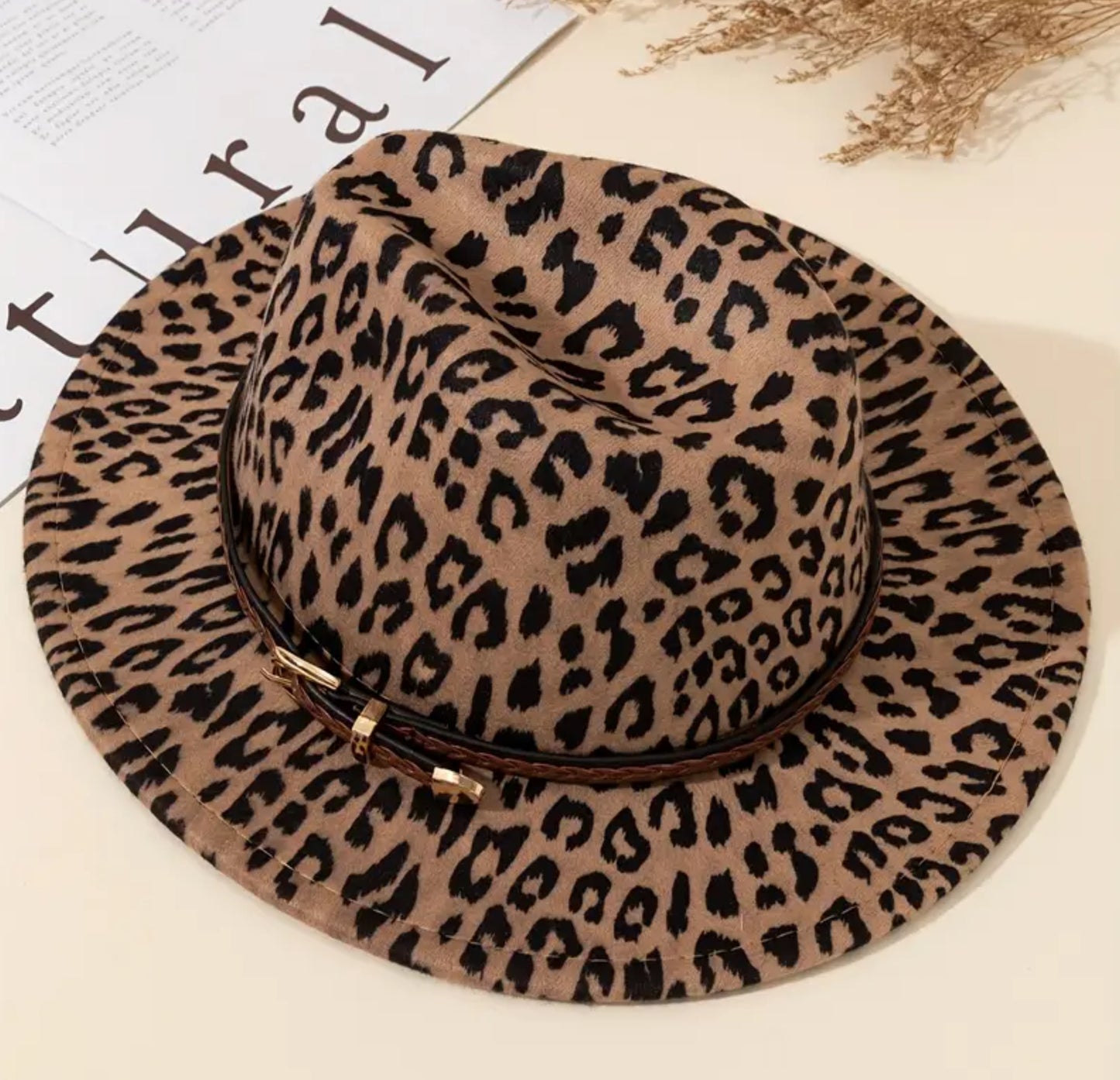 Vintage Fedora Leopard HAT