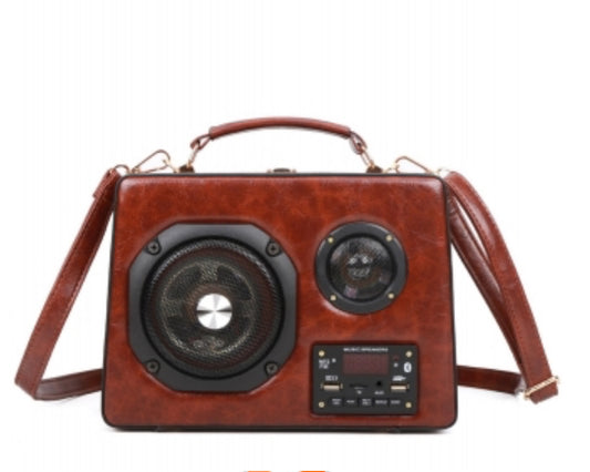 Bluetooth Speaker Satchel Shoulder Handbag 2201