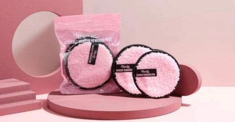 Miss Lil 2pc Reusable Makeup Remover Pads Cotton Sherpa