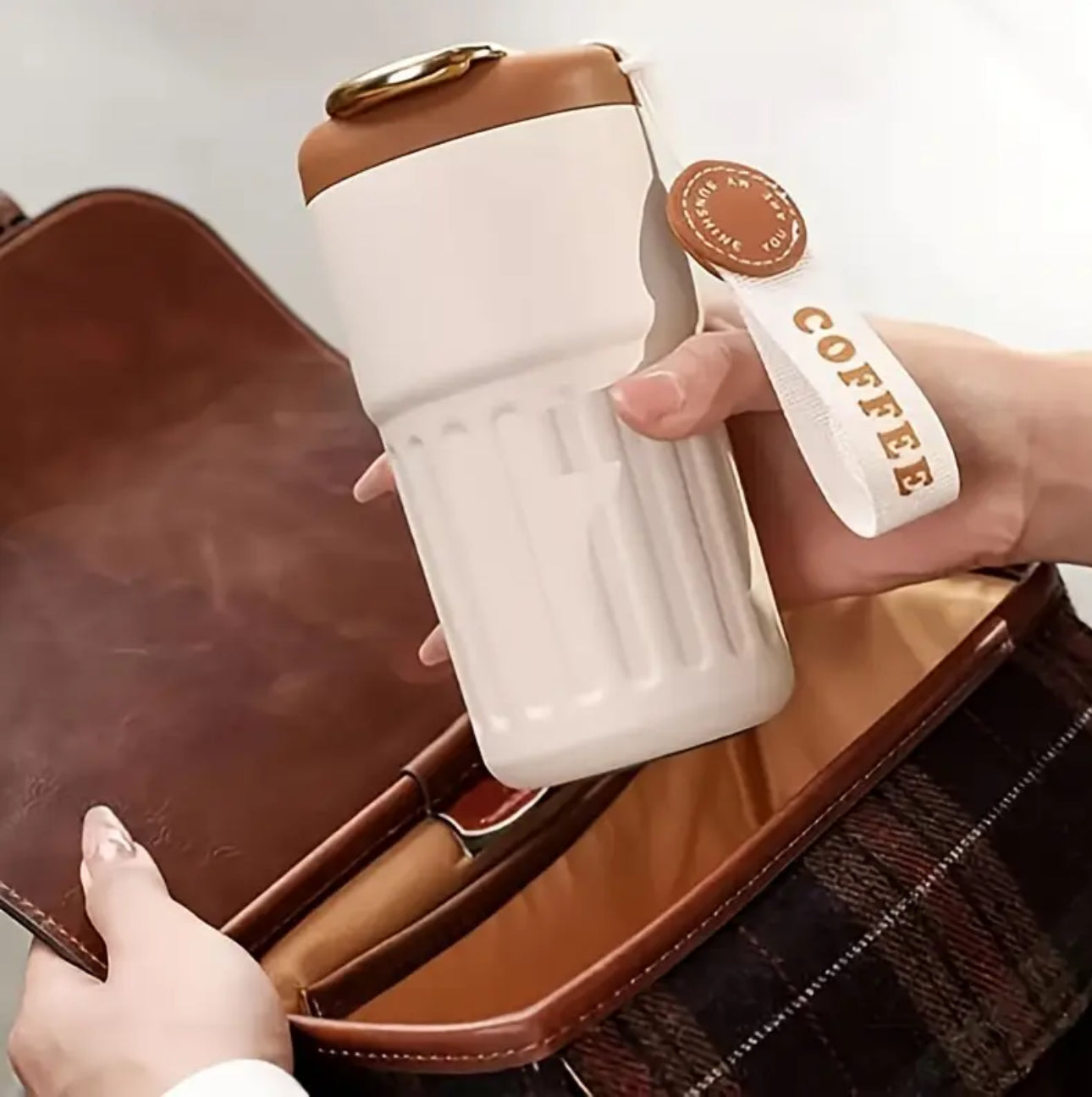 Stainless Steel Insulated Coffee Travel Mug,
