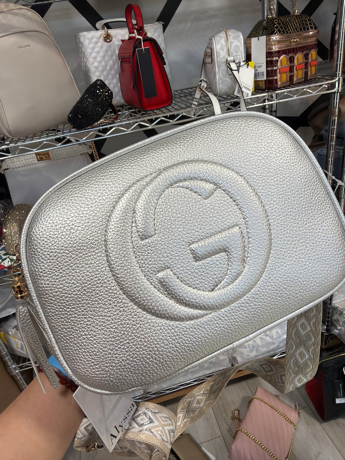 Silver Gigi Crossbody